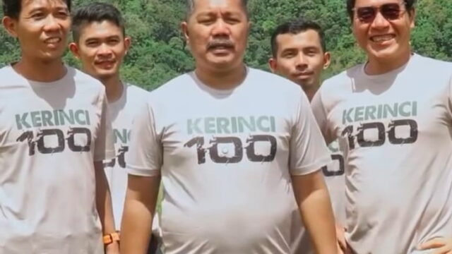 H-1 Kerinci 100, “Monadi Beserta Rombongan Tinjau Rute Lari Lintas Alam Kaki Gunung Kerinci”.
