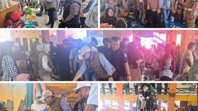 “Wako Alfin Sambangi Sekaligus Dialog Langsung Dengan Pedagang & Pengunjung Pasar”.