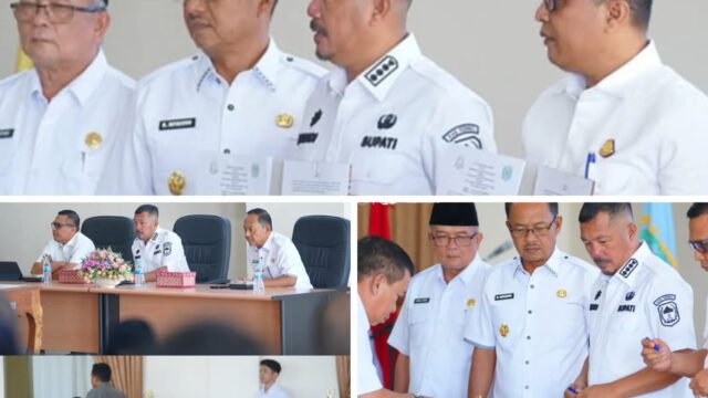 “Bupati & Kepala Kejaksaan Tanda Tangani MoU Perkuat Sinergi Penegakan Hukum di Kerinci”.