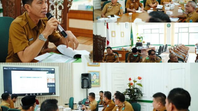 Antisipasi Resiko Defisit, Pemkab Batang Hari Gelar Zoom Meeting  Asistensi Dengan Pemerintah Pusat.