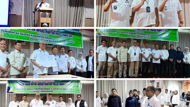 Debut Terkini Monadi, “Kabupaten Kerinci & Sarolangun Gelar Penandatanganan NPHD Bersama Bulog”.