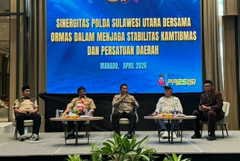 Polda Sulut Ajak Ormas Jadi Garda Terdepan Penjaga Kerukunan dan Stabilitas Daerah.
