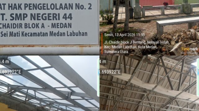 Publik Minta BPK, KPK dan Kejatisu Panggil dan Periksa Kepala Sekolah SMPN 44 dan Sekretaris Dinas Pendidikan Kota Medan Diduga Aroma Tak Sedap Dalam Pelaksanaan Revitalisasi SMPN 44 Medan, Progres Lambat dan Minim Keterbukaan