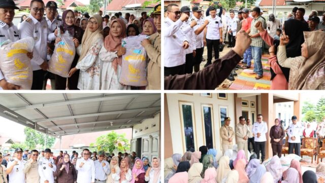 Elviana Sambangi Kota Sungai Penuh, 2,5 Ton Benih Padi Unggul Diserahkan Secara Simbolis.