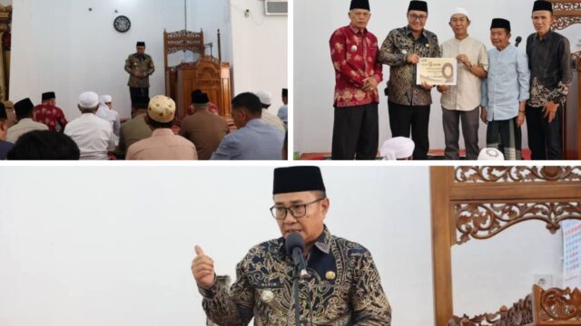 Jumat Hari Baik, “Wako Alfin Serta Rombongan Gelar Safari Jum’at di Masjid Al Mukhlisin Koto Tinggi”.