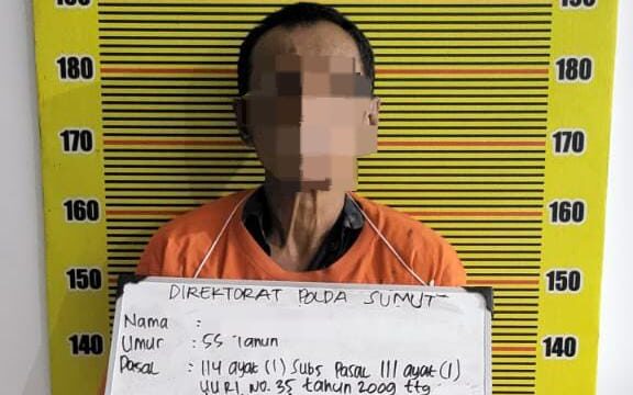 Edarkan Sabu dan Ganja dari Rumah, Pria 55 Tahun di Medan Tembung Ditangkap Polda Sumut