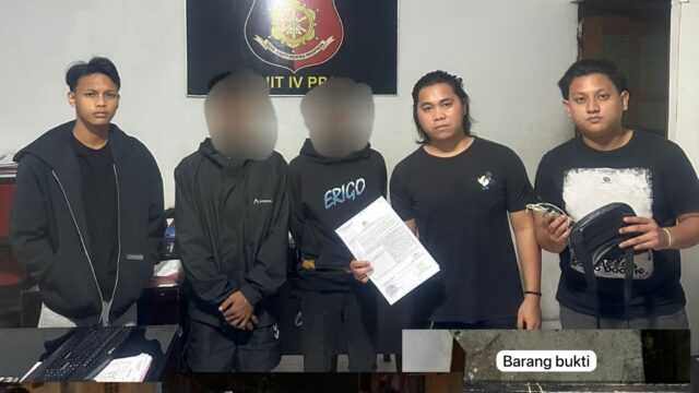 Tim Tarsius Polres Bitung Gerak Cepat, Dua Remaja Pembawa Panah Wayer Diamankan.