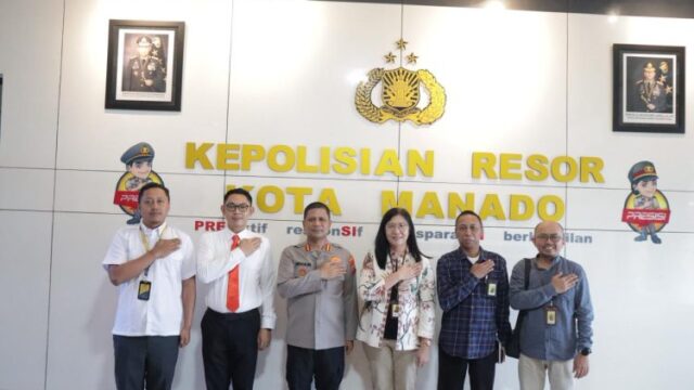 Kapolresta Manado Terima Audiensi Kepala KPP Pratama Manado, Perkuat Sinergitas Antarinstansi.