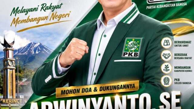 DPP PKB Tunjuk Arwiyanto Pimpin DPC PKB Kerinci Periode 2026–2031