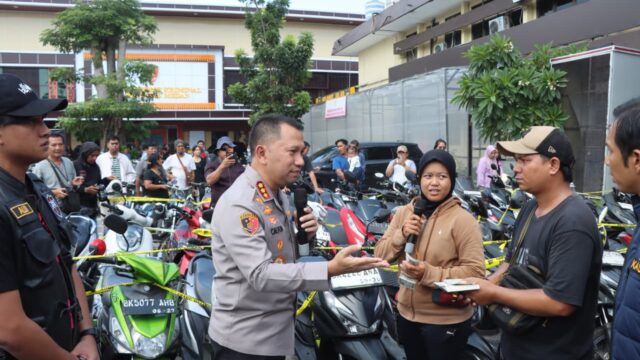 Sikat Habis Kejahatan Jalanan! Polrestabes Medan Bongkar 8 Gudang Ranmor dan Tindak Tegas 37 Tersangka*