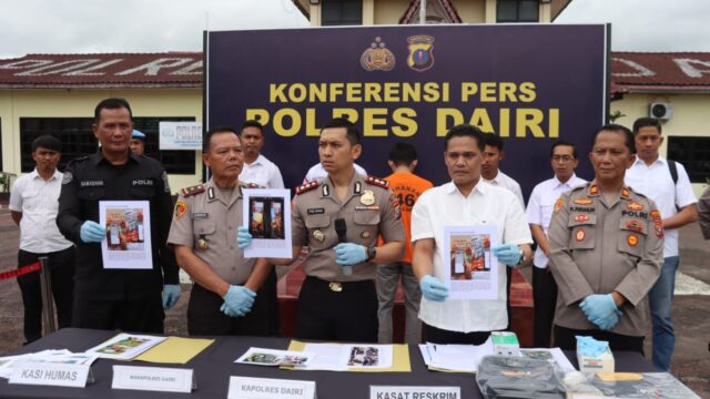 Polres Dairi Bongkar Rekayasa Begal Rp297 Juta, Pelaku Diduga Terjerat Judi Online