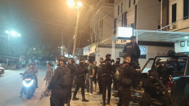 Sisir Titik Rawan Kota Medan, Patroli Satuan Brimob Polda Sumut Hadirkan Rasa Aman