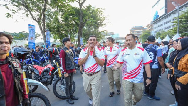 Poldasu Sulap Car Free Day Jadi Pesta Rakyat HUT Bhayangkara ke-80, Ribuan Warga Padati Lapangan Merdeka