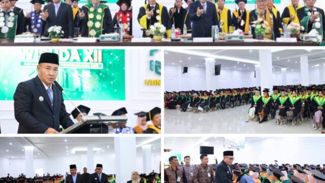 Sejumlah 537 Wisudawan & Wisudawati Dikukuh, Tinggal Selangkah Lagi IAIN Menuju UIN Kerinci.