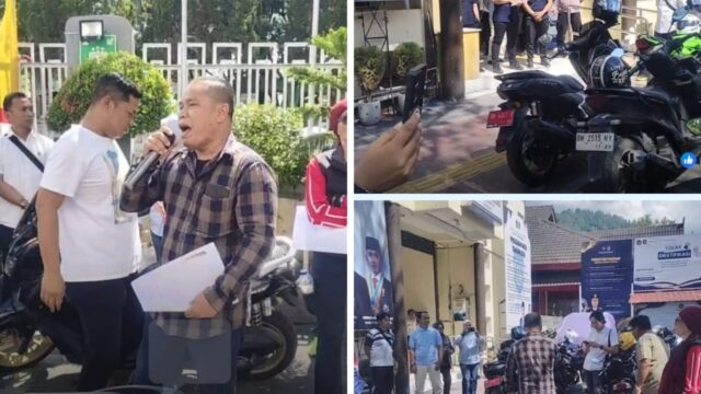 Ada Apa? “Demo LSM Pedas & LSM Fakta Tolak Ajakan Audiensi Kantor Imigrasi Kerinci”.